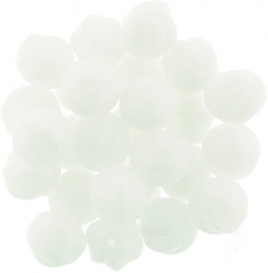 #02.02 25 Stück Perlen Melone - Ø 8mm Alabaster