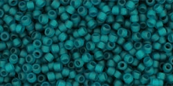 5g TOHO SeedBeads 15/0 TR-15-0007 BDF - Tr. Frosted Teal