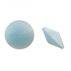 1 Glas-Rivoli Ø 12 mm - Aquamarine Satin