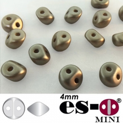 50 Stück - Es-O Mini  4mm - alabaster pastel lt brown