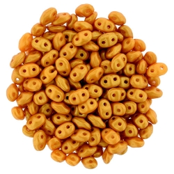 #15.09 - 10g MiniDuo-Beads  Gold Shine - Orange