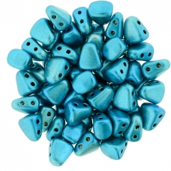 #05.01 - 25 Stck. NIB-BIT-Beads 6x5mm - Metalust - Turquoise