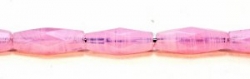 #28 - 4 Stück - 15*6mm Glasschliffperlen - opal rosé