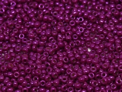 10 Gramm Miyuki Seed Beads 11-1465 L - Dyed Fuchsia Opaque Lustered