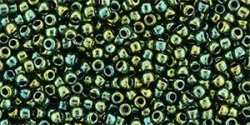 10 g TOHO Seed Beads 11/0 TR-11-0507 - Higher-Metallic Iris-Green (C)