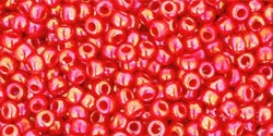 10 g TOHO Seed Beads 11/0 TR-11-0405 - Opaque-Rainbow Cherry