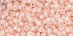 10 g TOHO Seed Beads 11/0 TR-11-0169 F - Tr.-Rainbow-Frosted Rosaline