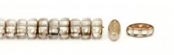 #01.02 - 25 Stück CALI Beads 3x8 mm - Crystal Half Bronze