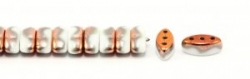 #02.08 - 25 Stück CALI Beads 3x8 mm - Chalk White Sunset