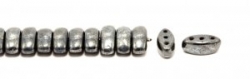 #04.01 - 25 Stück CALI Beads 3x8 mm - Jet Hematite