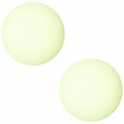 1 Stück Acryl-Cabochon - Polaris - rund - 20 mm - pastel crysolite green