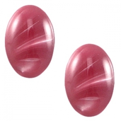 1 Stück Acryl-Cabochon - Polaris - oval - 18*13 mm (LxB) - rumba red