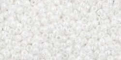 5g TOHO SeedBeads 15/0 TR-15-0121 - Opaque White Lustered