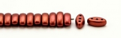 #01.09 - 25 Stück CALI Beads 3x8 mm - Crystal Metallic Copper