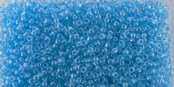 5g TOHO SeedBeads 15/0 TR-15-0104 - Tr. Luster Aquamarine