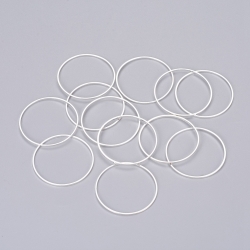 5 Stück Metallringe Ø18 mm silver