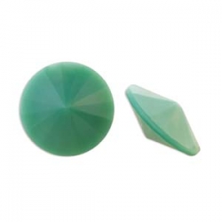 1 Glas-Rivoli Ø 16 mm - Green Turquoise