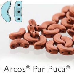 00030-01750 - 25 Stück - Arcos Par Puca - 5x10 mm - Bronze Red Matte