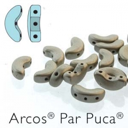 23980-79080 - 25 Stück - Arcos Par Puca - 5x10 mm - Metallic Matte Beige