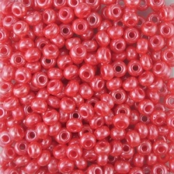 #13.01 - 10 g Rocailles 06/0 4,0 mm - Opak Lustered Cherry