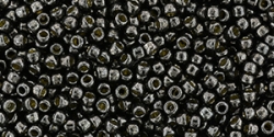 10 g TOHO Seed Beads 11/0 TR-11-PF595 - Permanent Finish - Galvanized Pyrite (Cool Gray) (A,C,D)