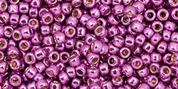 10 g TOHO Seed Beads 11/0 TR-11-PF580 - Permanent Finish - Galvanized Magenta (Sugar Plum) (A,C,D)