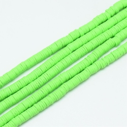 1 Strang Polyclay "Katsuki" Beads 6 mm - Lt Green