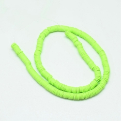 1 Strang Polyclay "Katsuki" Beads 6 mm - Green Yellow