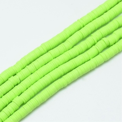 1 Strang Polyclay "Katsuki" Beads 6 mm - Green Yellow