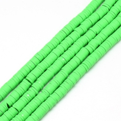 1 Strang Polyclay "Katsuki" Beads 6 mm - Spring Green