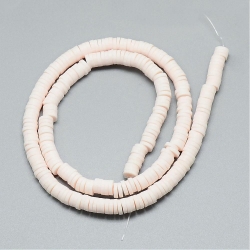 1 Strang Polyclay "Katsuki" Beads 6 mm - Ivory
