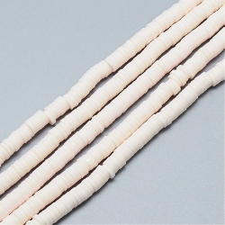 1 Strang Polyclay "Katsuki" Beads 6 mm - Ivory