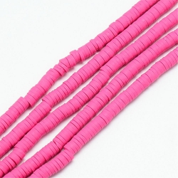 1 Strang Polyclay "Katsuki" Beads 6 mm - Hot Pink