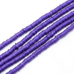 1 Strang Polyclay "Katsuki" Beads 6 mm - Indigo