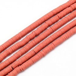 1 Strang Polyclay "Katsuki" Beads 6 mm - Coral