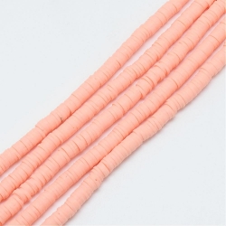 1 Strang Polyclay "Katsuki" Beads 6 mm - Peach Puff