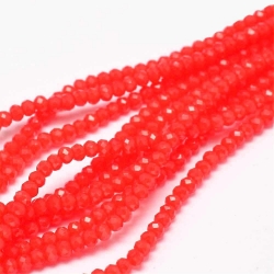 145 facetierte Rondelle 2*3mm Coral