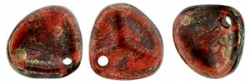 #07a 50 Stck. Rose Petals 8*7mm - siam ruby bronze picasso