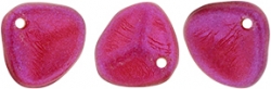 #37 50 Stck. Rose Petals 8*7mm - Opalescent Ruby
