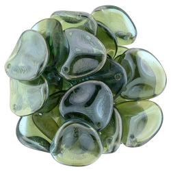 #16.00 25 Stck. Rose Petals 14*13mm - Aquamarine - Celsian