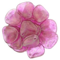 #20.02 25 Stck. Rose Petals 14*13mm - Halo - Madder Rose
