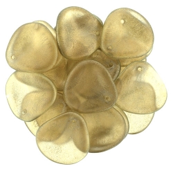 #20.06 25 Stck. Rose Petals 14*13mm - Halo - Linen