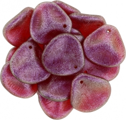 #19.01 25 Stck. Rose Petals 14*13mm - Rose Shimmer Ruby