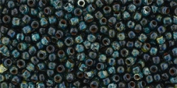10 g TOHO Seed Beads 11/0 TR-11-Y322 - HYBRID Tr. Capri Blue - Picasso