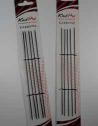 1 KnitPro Karbonz Nadelspiel Ø 1,50 mm - 15 cm Länge