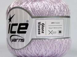 50 Gramm Glanz-Viskose  - lt lilac