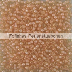 10 g TOHO Seed Beads 11/0 TR-11-0955 - Inside Color Crystal/Med Purple Lined (E,F)