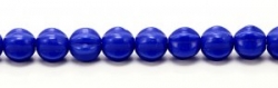25 Stück Perlen Melone - Ø 6mm Opaque Sapphire