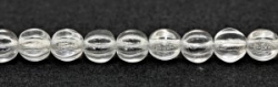 25 Stück Perlen Melone - Ø 6mm Crystal