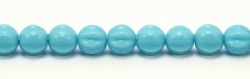 25 Stück Perlen Melone - Ø 6mm Opaque Turquoise